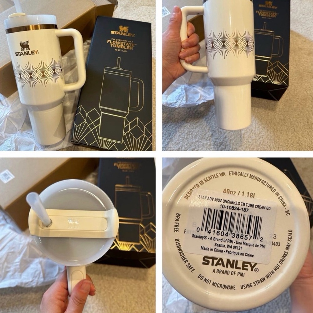 Stanley BNWT DECO COLLECTION QUENCHER H2.0 FLOWSTATE™ TUMBLER | 40 OZ